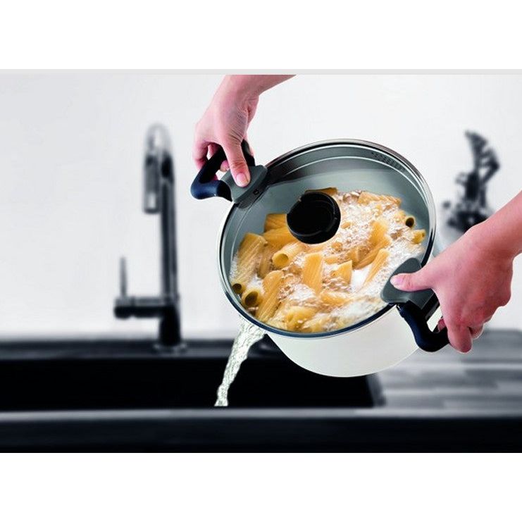 Aron Lift & Pour Stainless Steel Casserole Pan - 16cm