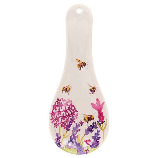 Lavender & Bees Design Spoon Rest