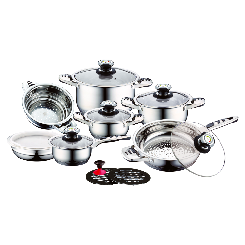 Aurich Cookware Set with Utensil and Accessory Bundle - 28 Pieces