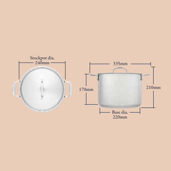 Stellar Profile 24cm Stockpot 7L