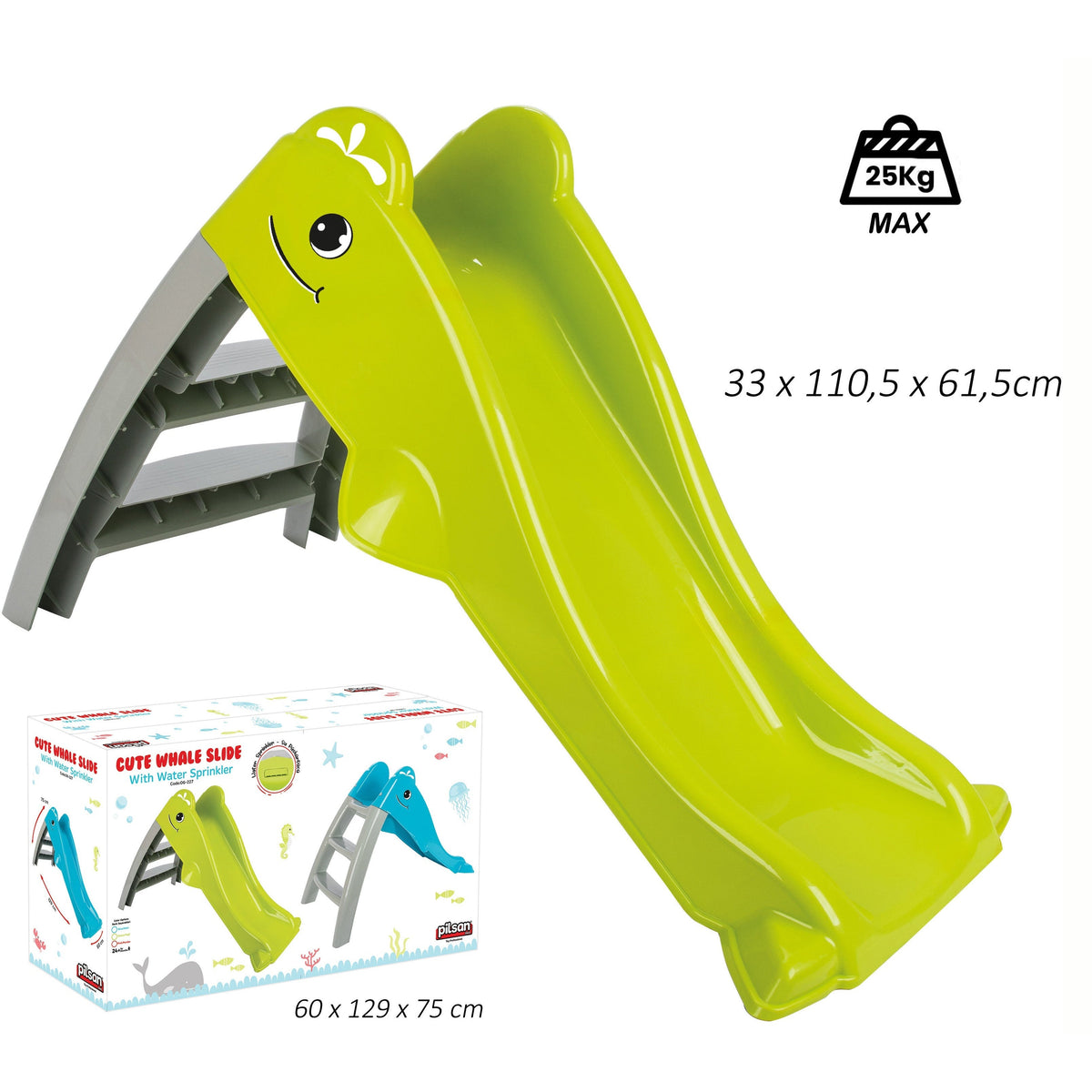 Kids Waterslide in Green