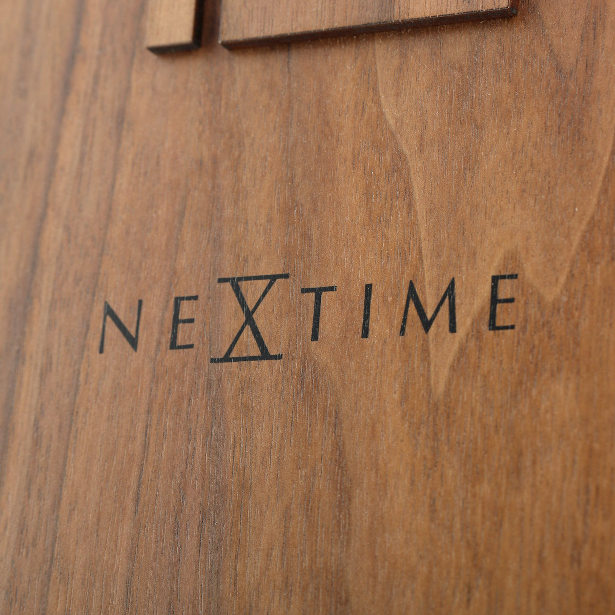 NeXtime - Wall clock – 53 x 3 cm - Wood - Brown - 'Wood Wood Big'