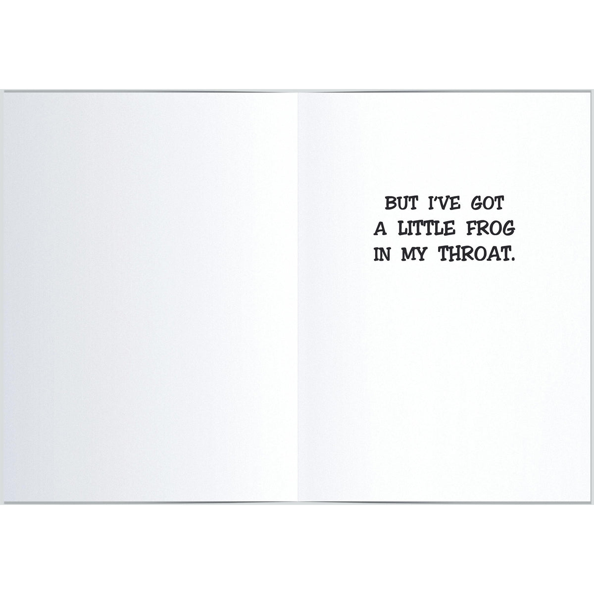 Dog & Frog Humour Birthday Greetings Card