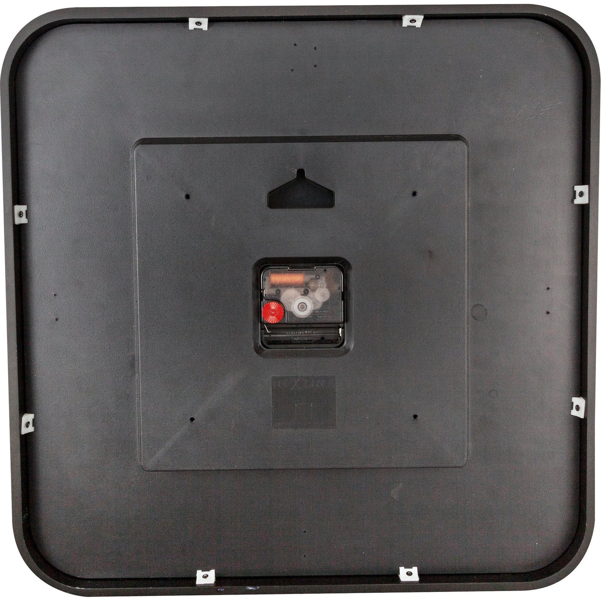 NeXtime - Wall clock - 40 x 40 x 4 cm - Wood - Black - 'Square Wall'