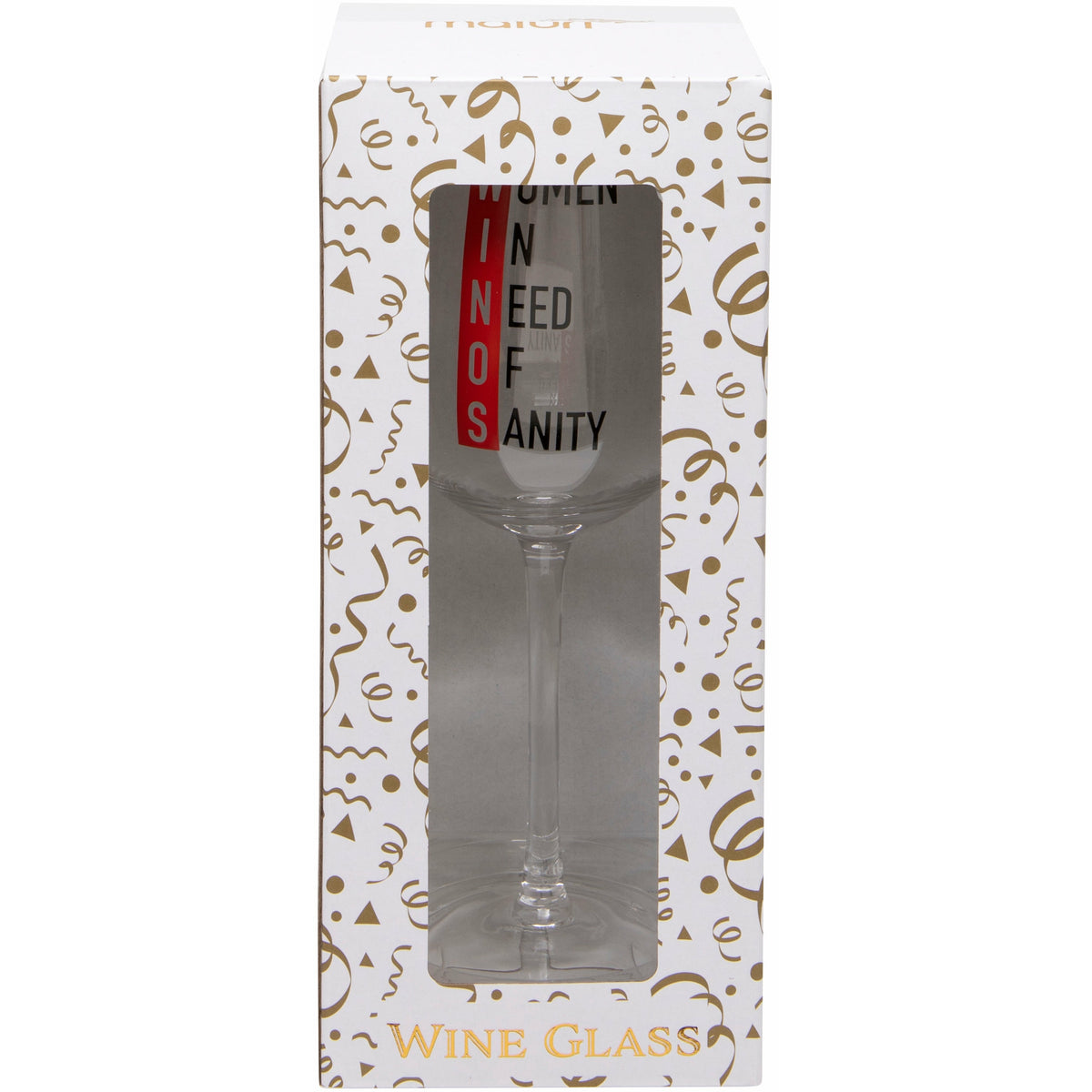 'WINOS' Wine Glass in Box
