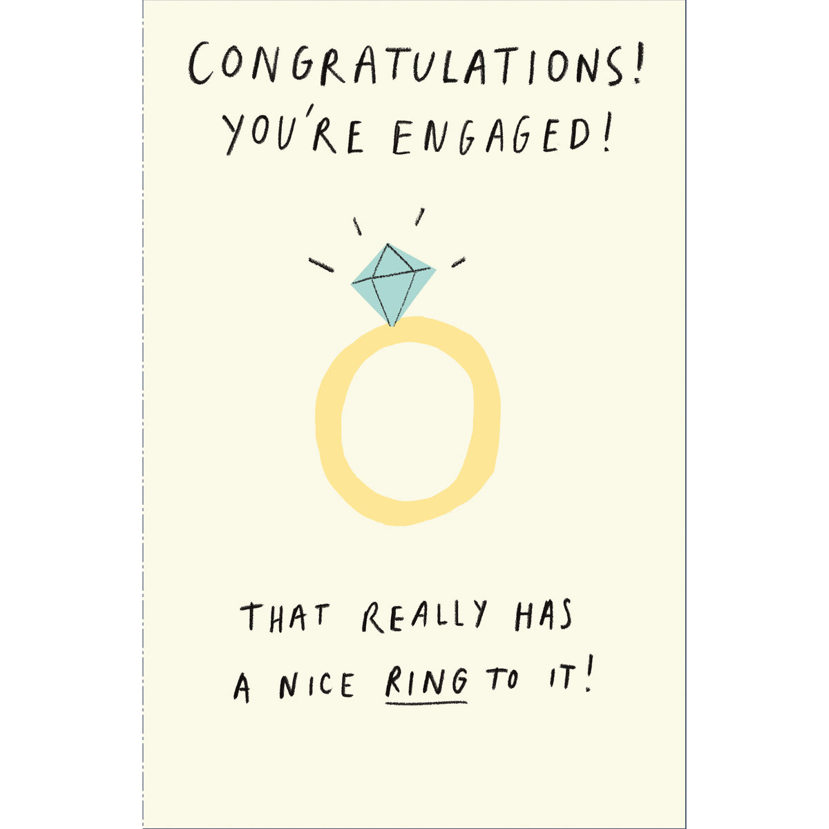 Congratulations! You're Engaged! Greetings Card