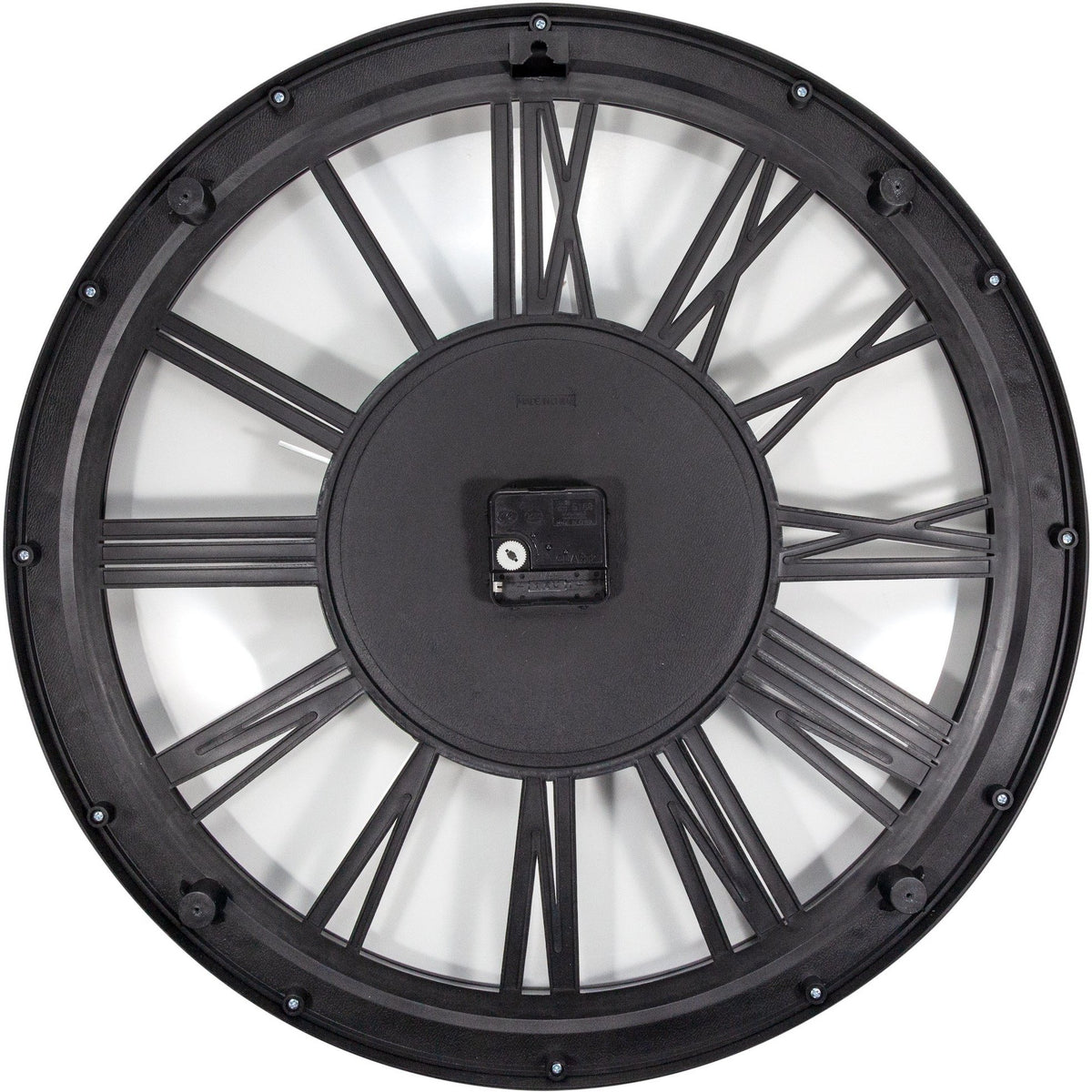 nXt - Wall Clock - Ø 51 cm - Plastic - Black - 'Quebec'