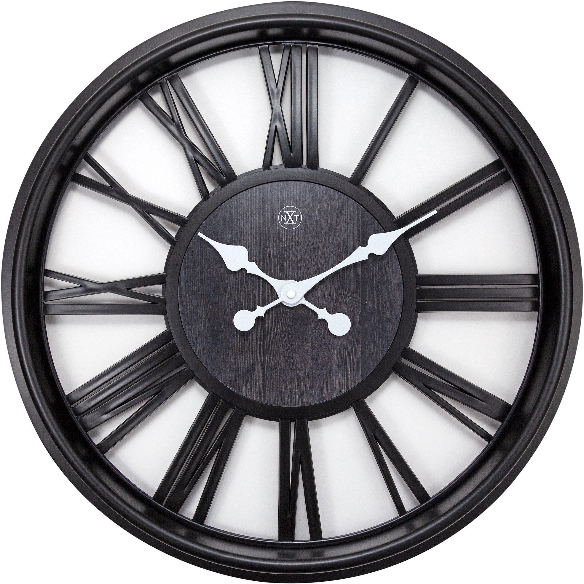 nXt - Wall Clock - Ø 51 cm - Plastic - Black - 'Quebec'
