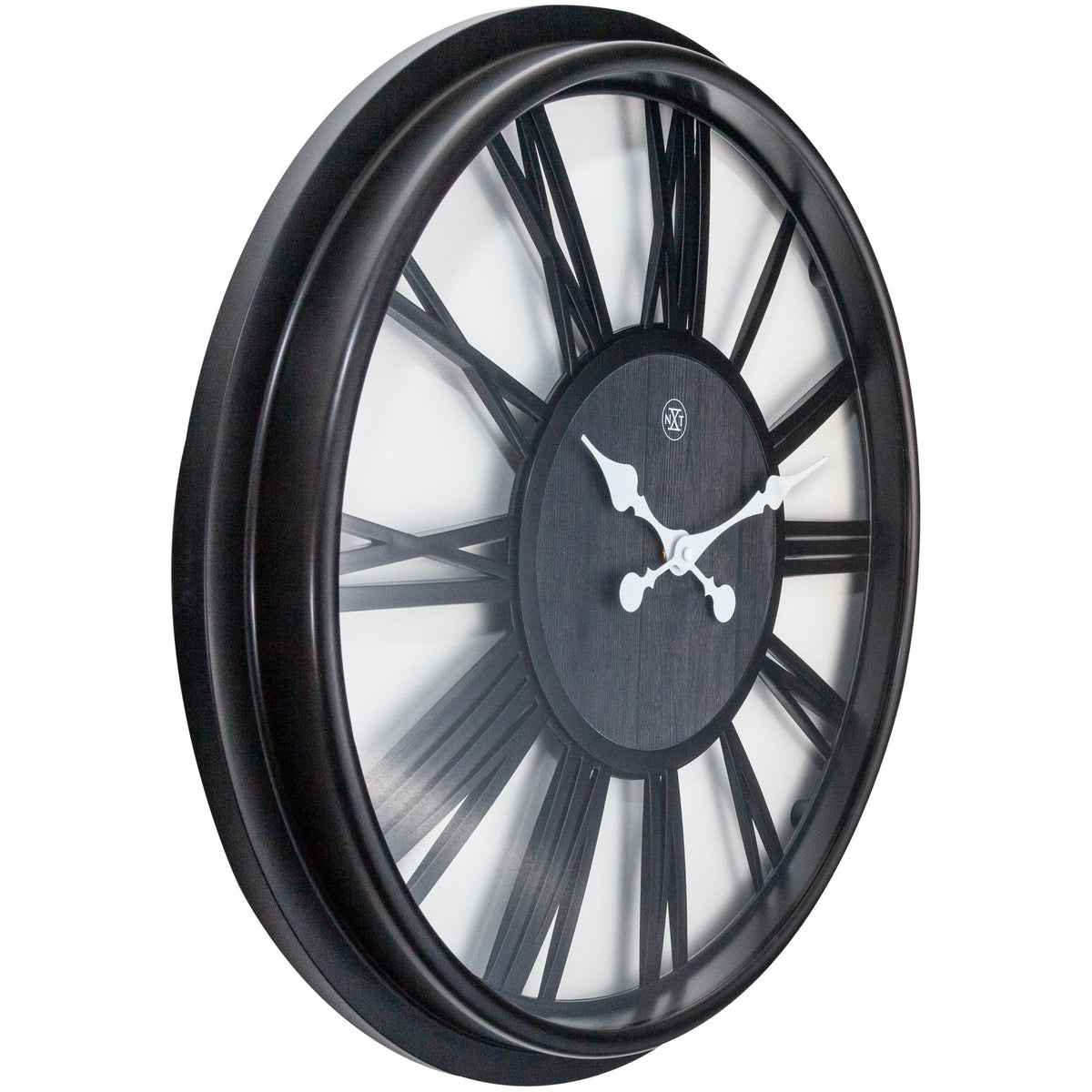 nXt - Wall Clock - Ø 51 cm - Plastic - Black - 'Quebec'