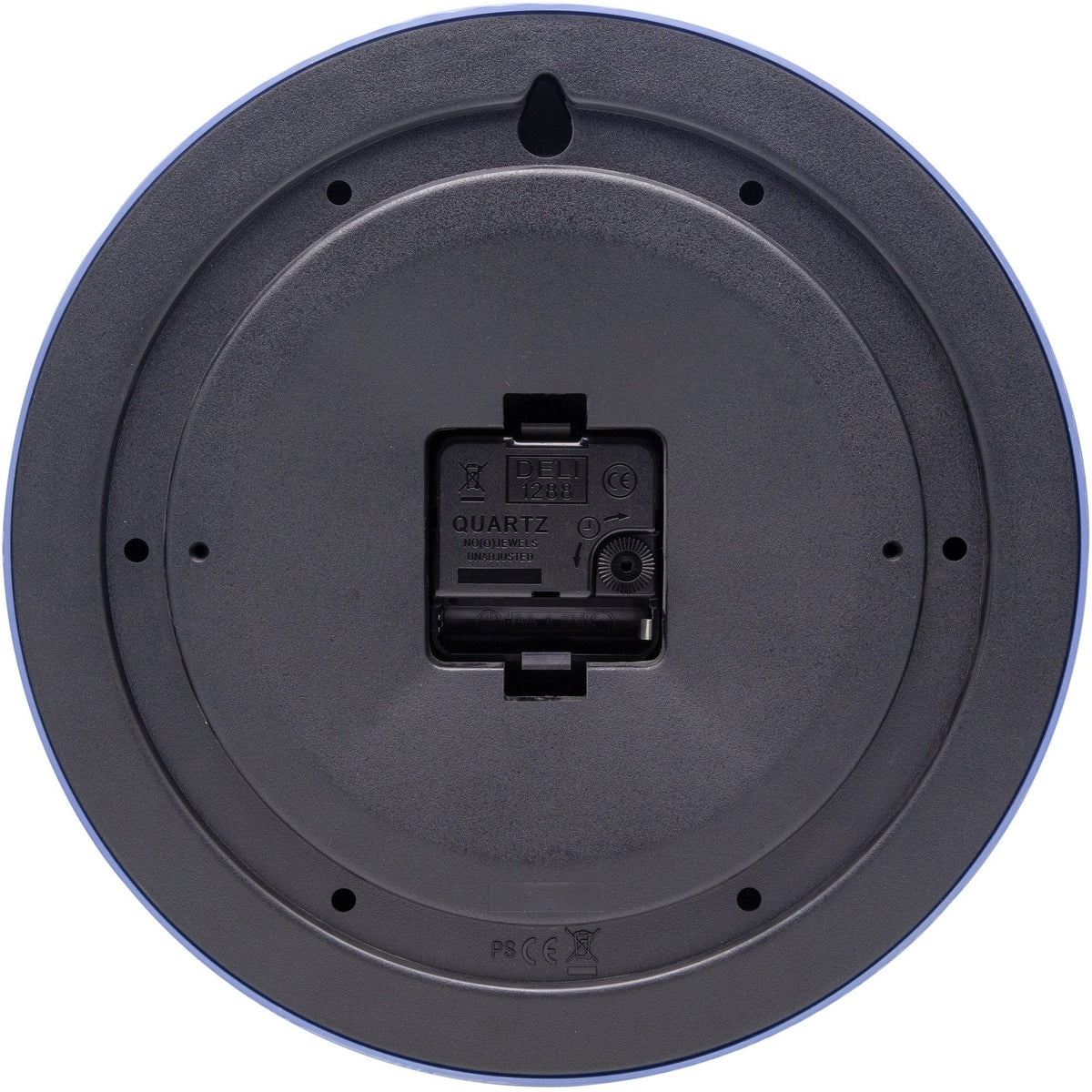 nXt- Wall clock - Ø 26 cm - Plastic - Black - 'Apollo'