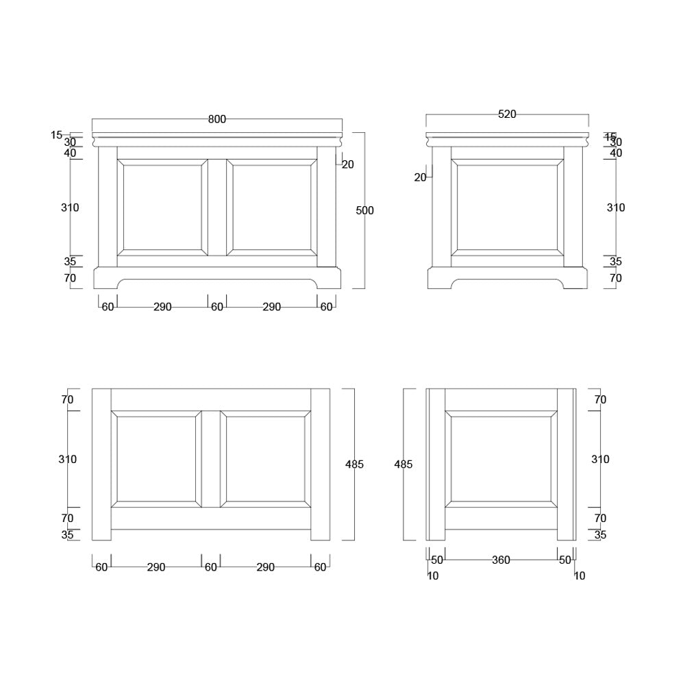Dakota Mango Wood Large Storage Box