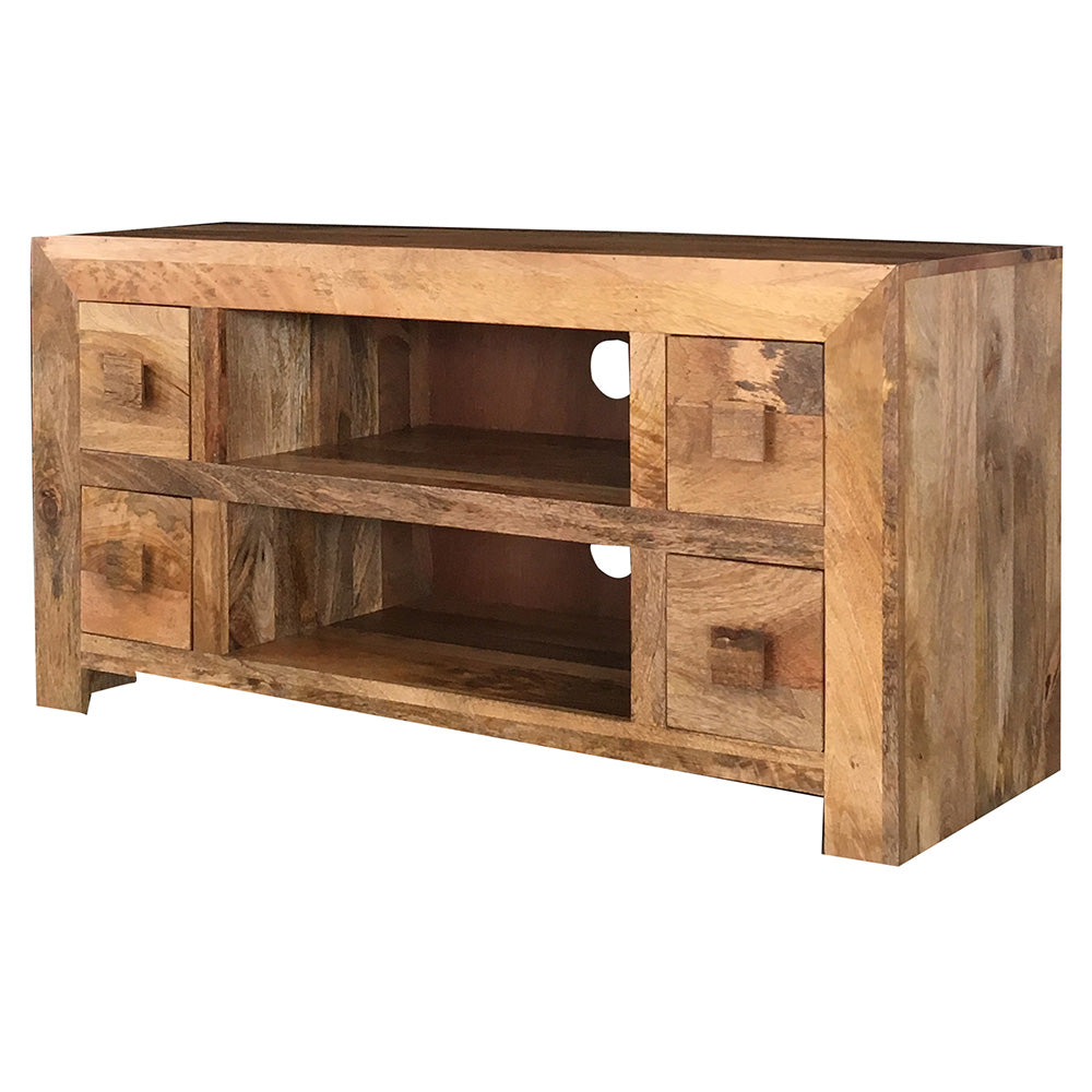 Dakota Light Mango Wood TV Unit