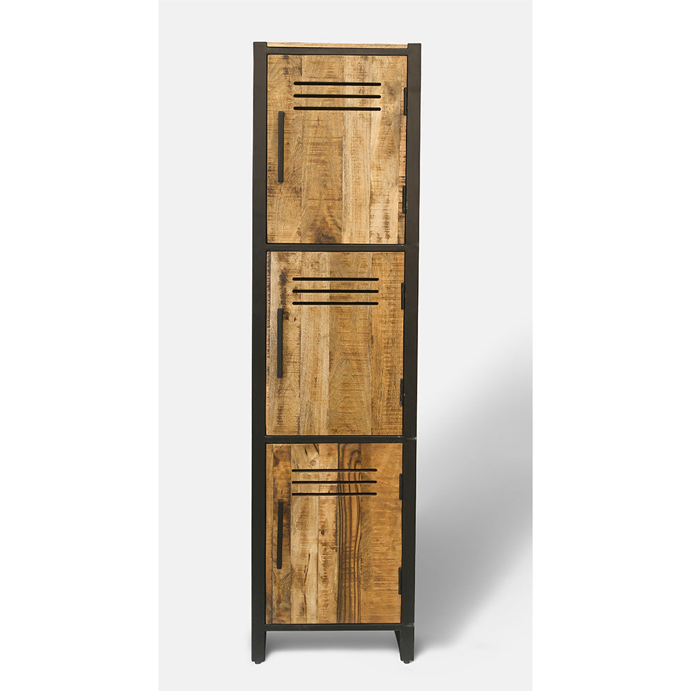Frais Wood & Metal 3 Drawer Locker