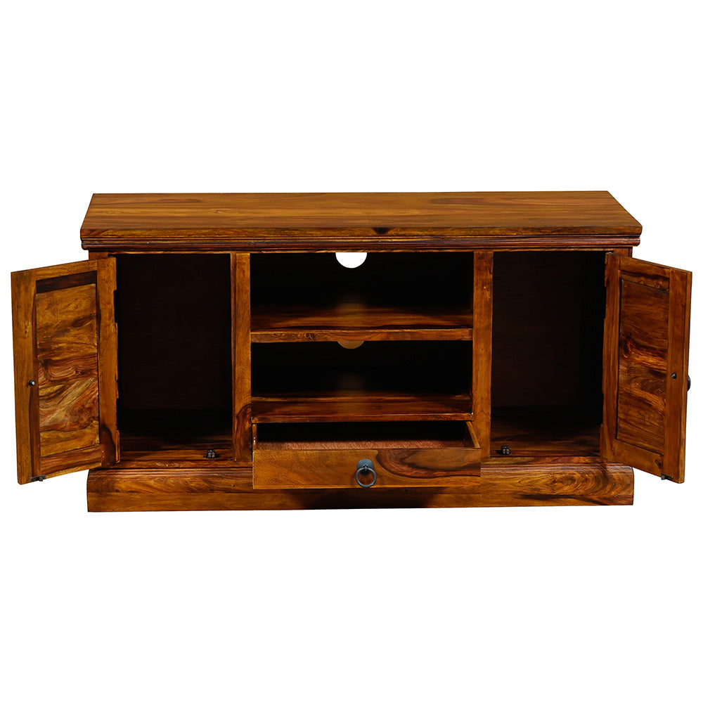 Klaasik Sheesham Wood TV Unit - Medium