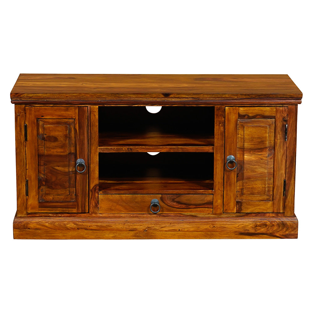 Klaasik Sheesham Wood TV Unit - Medium
